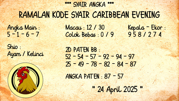 Prediksi Caribbean Evening