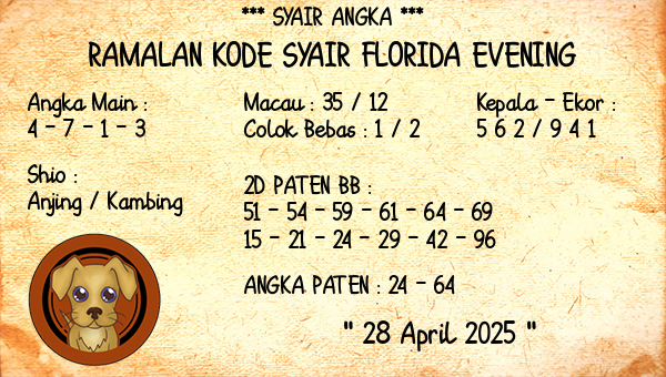 Prediksi Florida Evening