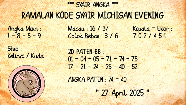 Prediksi Michigan Evening