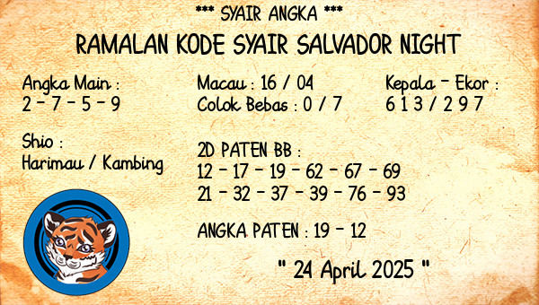 Prediksi Salvador Night