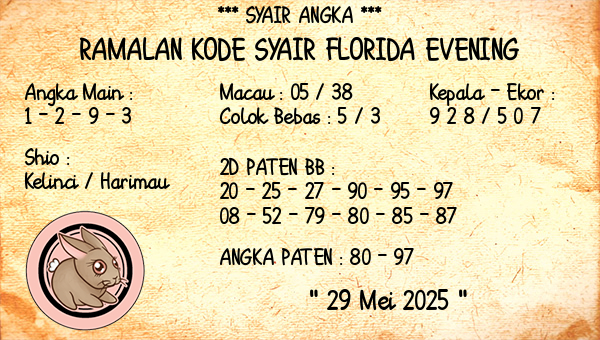 Prediksi Florida Evening
