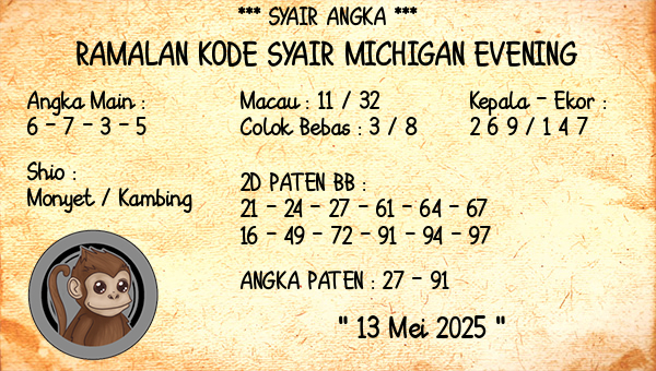 Prediksi Michigan Evening