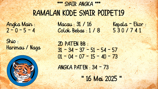 Prediksi Poipet19