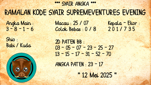 Prediksi Supremeventures Evening