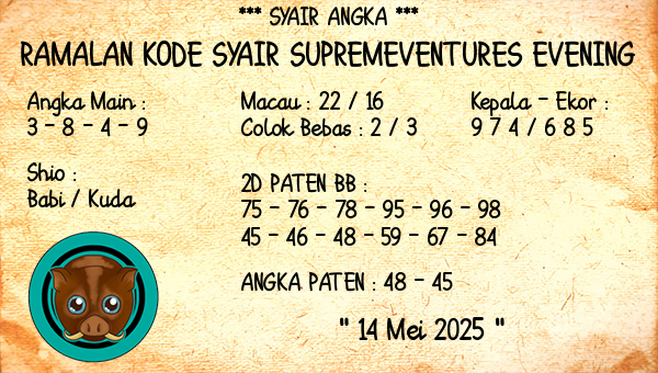 Prediksi Supremeventures Evening