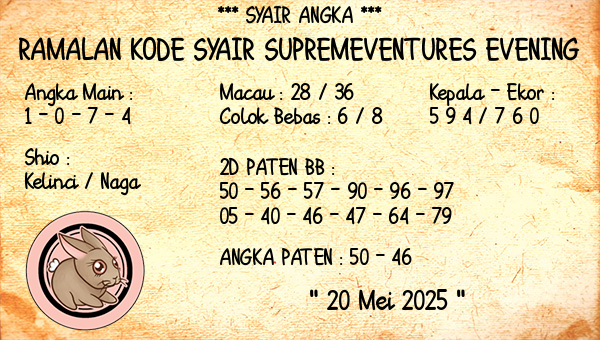 Prediksi Supremeventures Evening