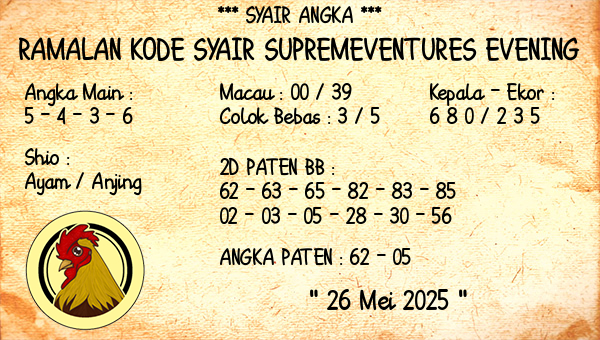 Prediksi Supremeventures Evening