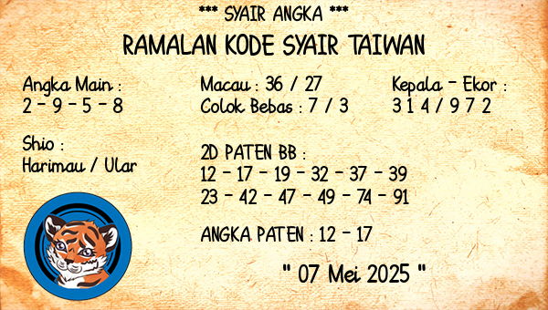 Prediksi Taiwan
