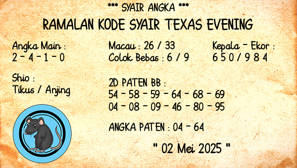 Prediksi Texas Evening