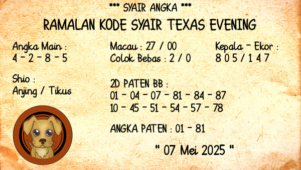 Prediksi Texas Evening
