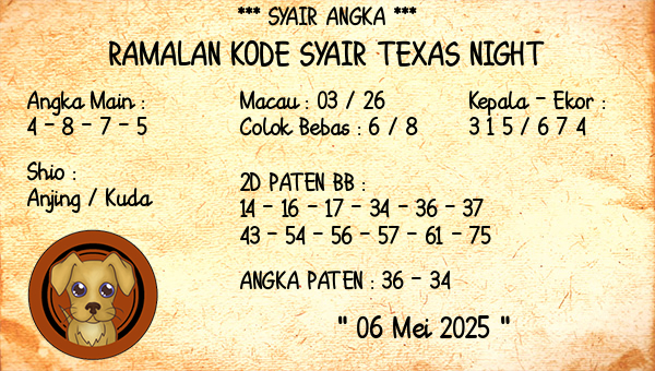 Prediksi Texas Night