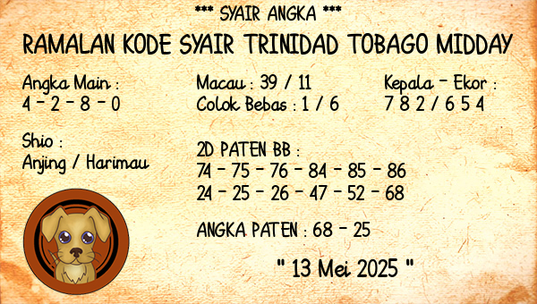Prediksi Trinidad Tobago Midday