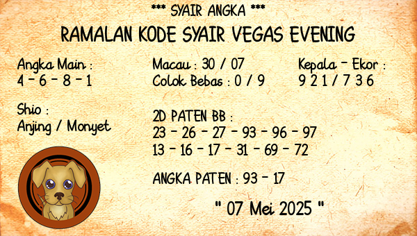 Prediksi Vegas Evening