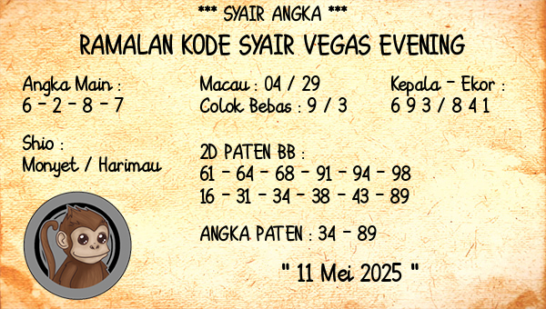 Prediksi Vegas Evening