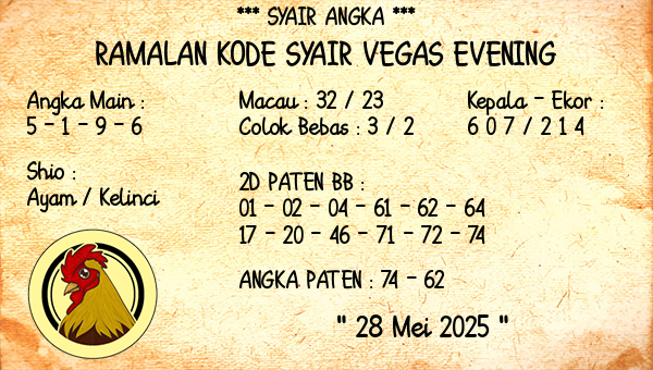 Prediksi Vegas Evening