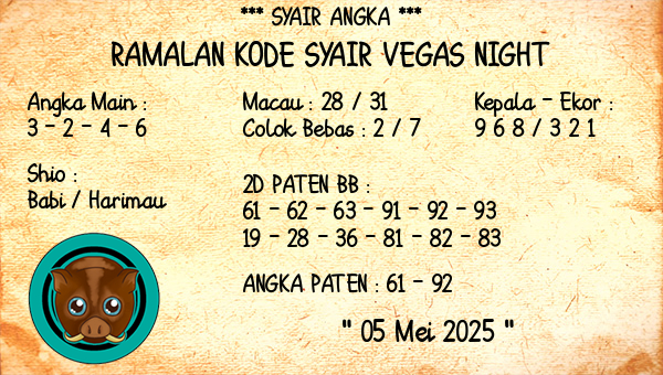 Prediksi Vegas Night