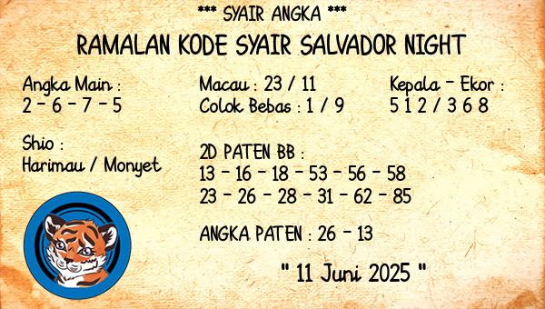 Prediksi Salvador Night