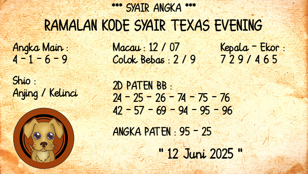 Prediksi Texas Evening