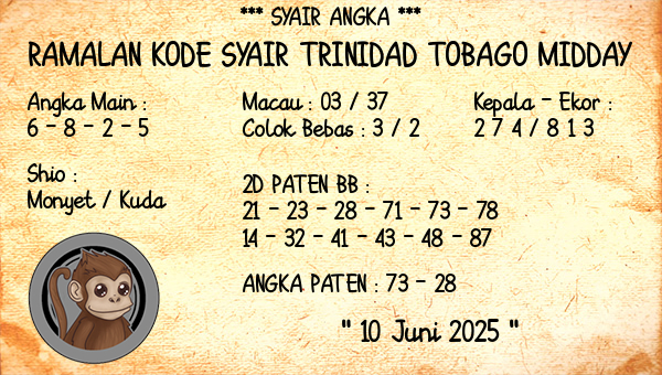 Prediksi Trinidad Tobago Midday