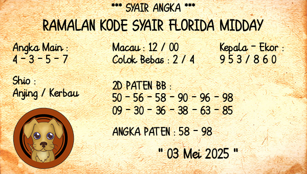 Prediksi Florida Midday
