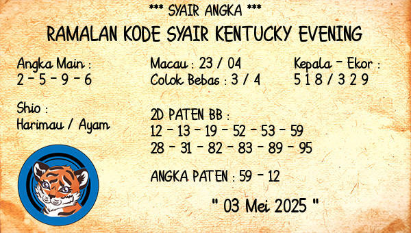 Prediksi Kentucky Evening