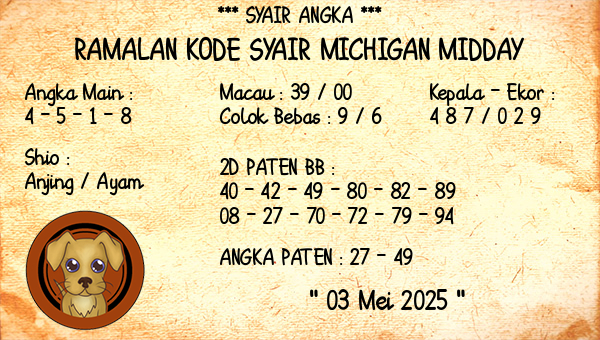 Prediksi Michigan Midday