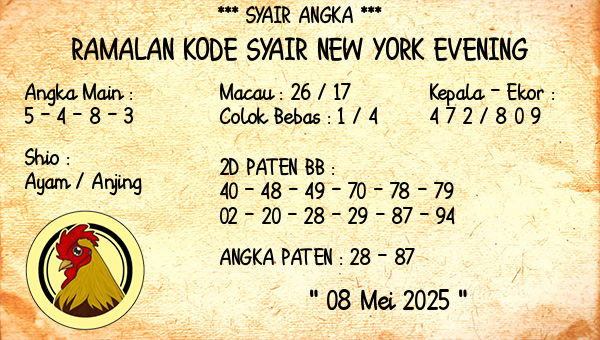 Prediksi New York Evening