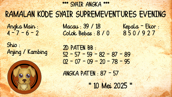 Prediksi Supremeventures Evening