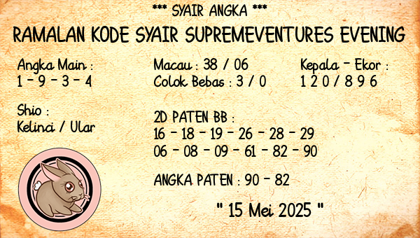 Prediksi Supremeventures Evening
