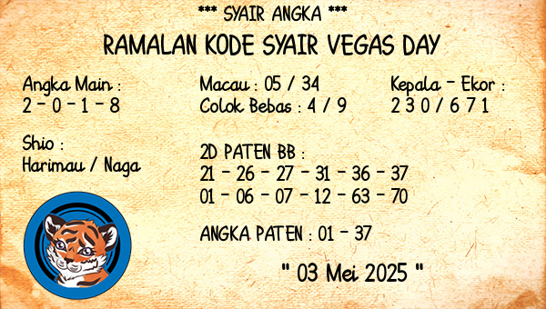 Prediksi Vegas Day