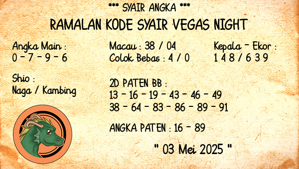 Prediksi Vegas Night